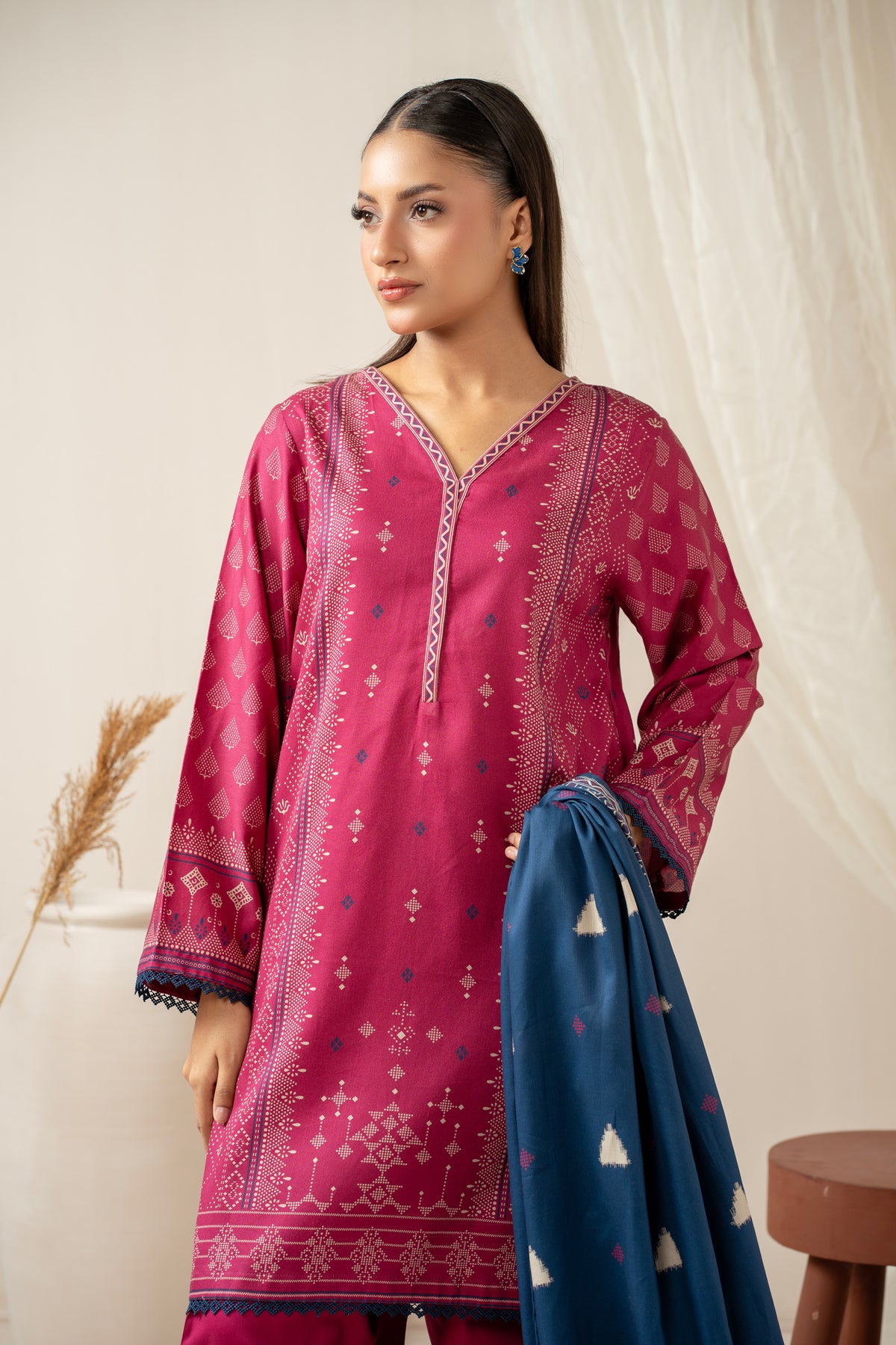 COTTEL STITCHED 3 PIECE SUIT