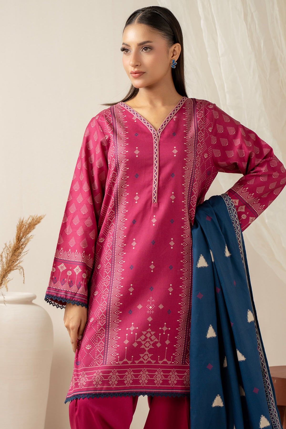COTTEL STITCHED 3 PIECE SUIT