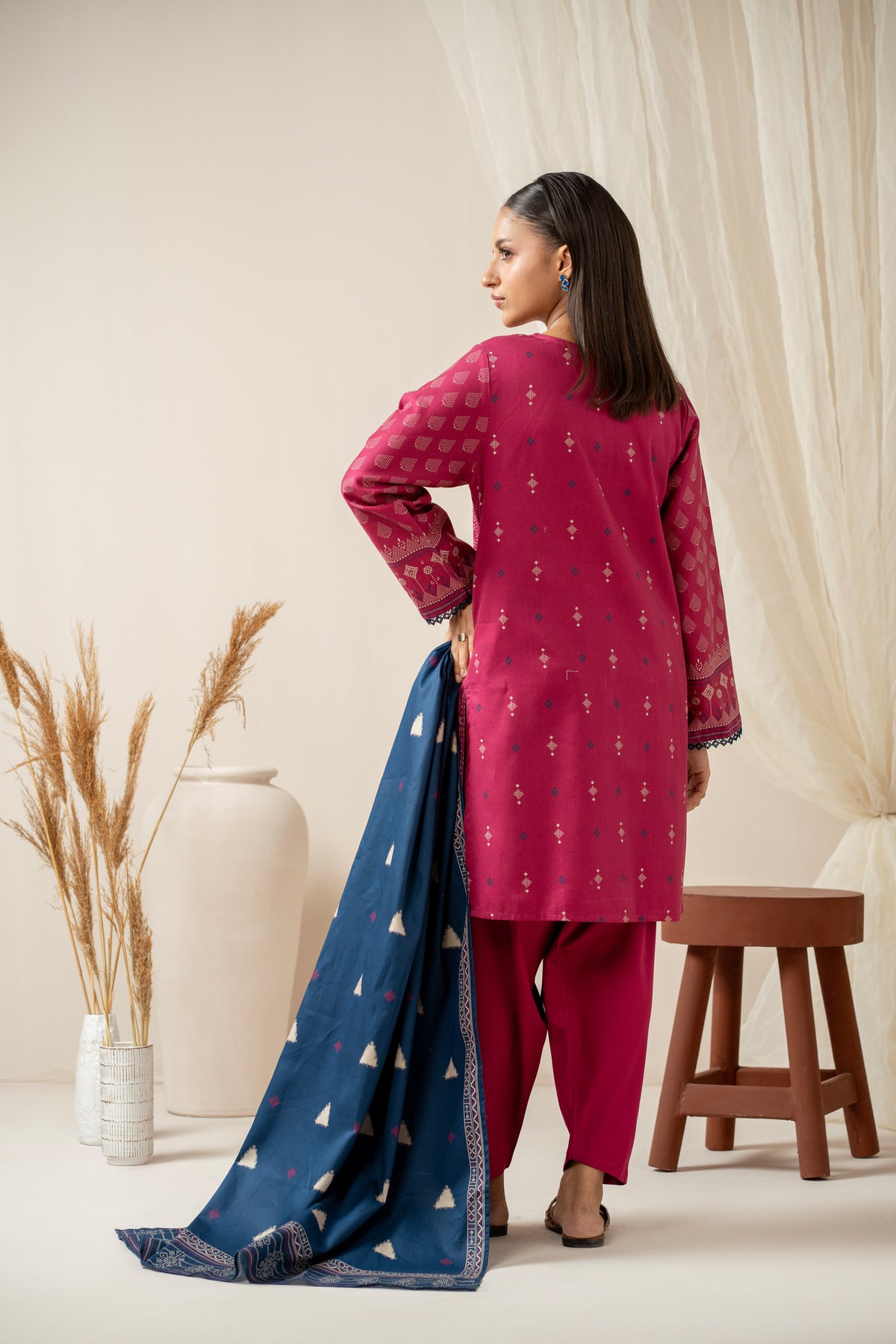 COTTEL STITCHED 3 PIECE SUIT