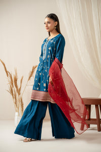 STITCHED EMBROIDERED SUIT