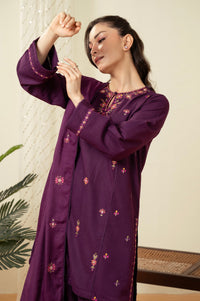 EMBROIDERED COTTON LINEN STITCHED SHIRT BOTTOM