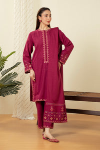 STITCHED DYED EMBROIDERED SUIT