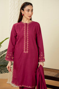 EMBROIDERED KHADDAR STITCHED SHIRT BOTTOM