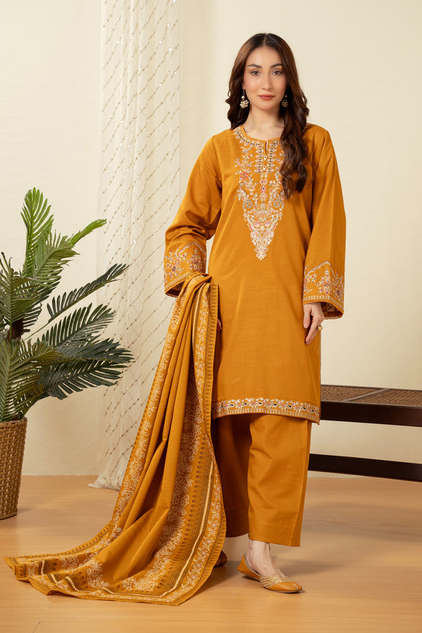 STITCHED EMBROIDERED SUIT