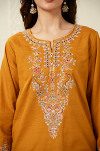 STITCHED EMBROIDERED SUIT