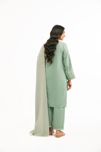 STITCHED DYED EMBROIDERED SUIT