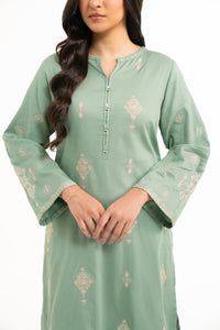 STITCHED DYED EMBROIDERED SUIT