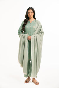 STITCHED DYED EMBROIDERED SUIT