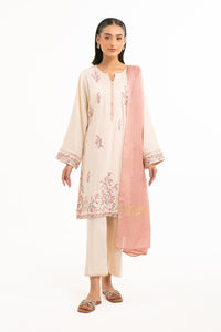 STITCHED DYED EMBROIDERED SUIT