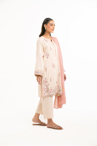 STITCHED DYED EMBROIDERED SUIT