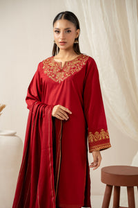 STITCHED EMBROIDERED SUIT