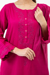 STITCHED EMBROIDERED SUIT