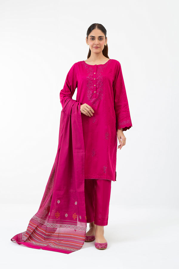STITCHED EMBROIDERED SUIT