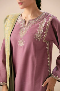 STITCHED EMBROIDERED SUIT (FACTORY E-OUTLET)