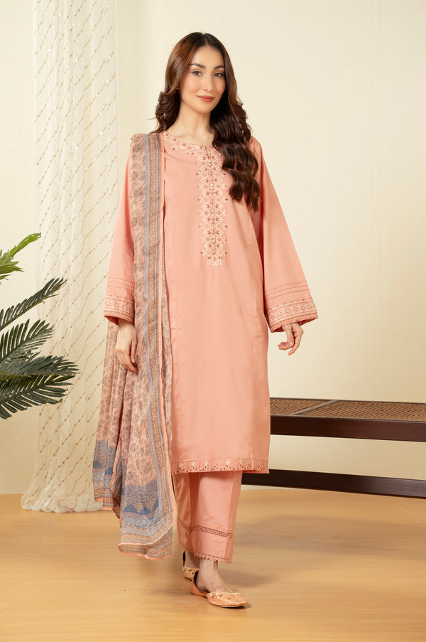 STITCHED EMBROIDERED SUIT