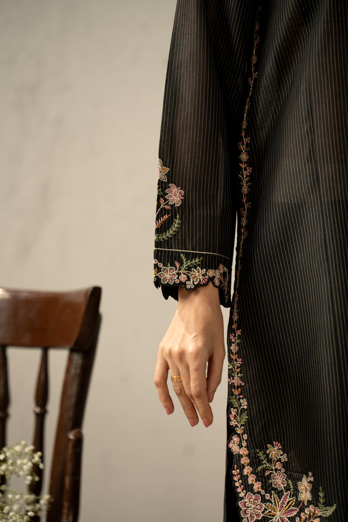LAWN STITCHED 2 PIECE SUIT
