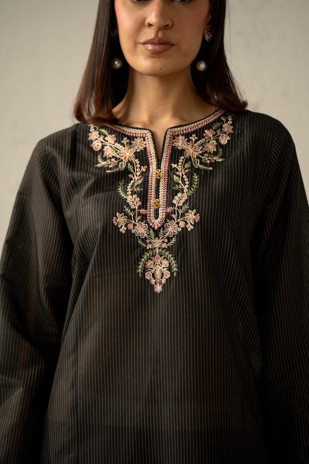 EMBROIDERED DOBBY MYSURI LAWN STITCHED 2 PIECE SUIT