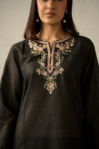 EMBROIDERED DOBBY MYSURI LAWN STITCHED 3 PIECE SUIT