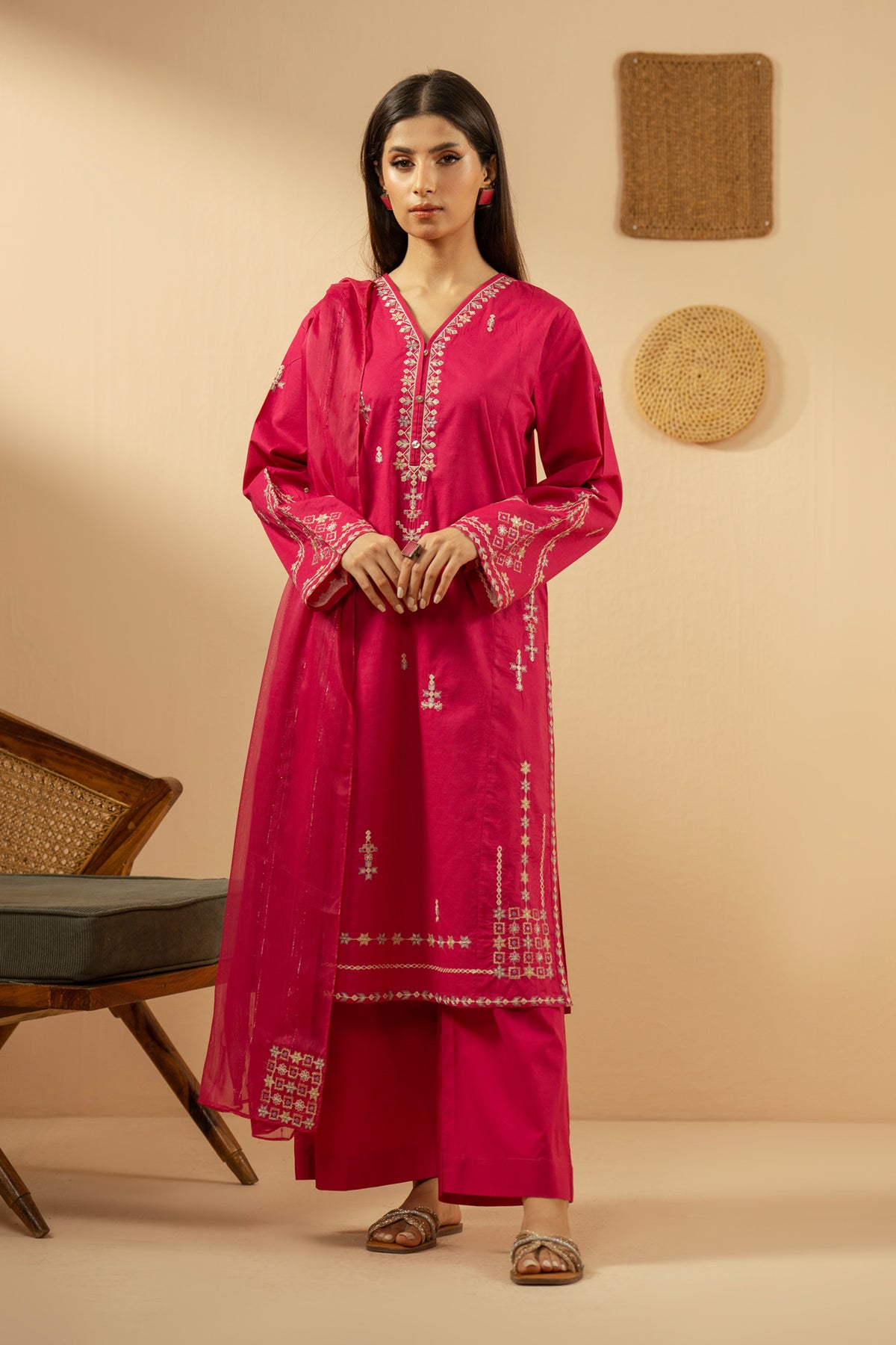 STITCHED 3 PIECE SUIT