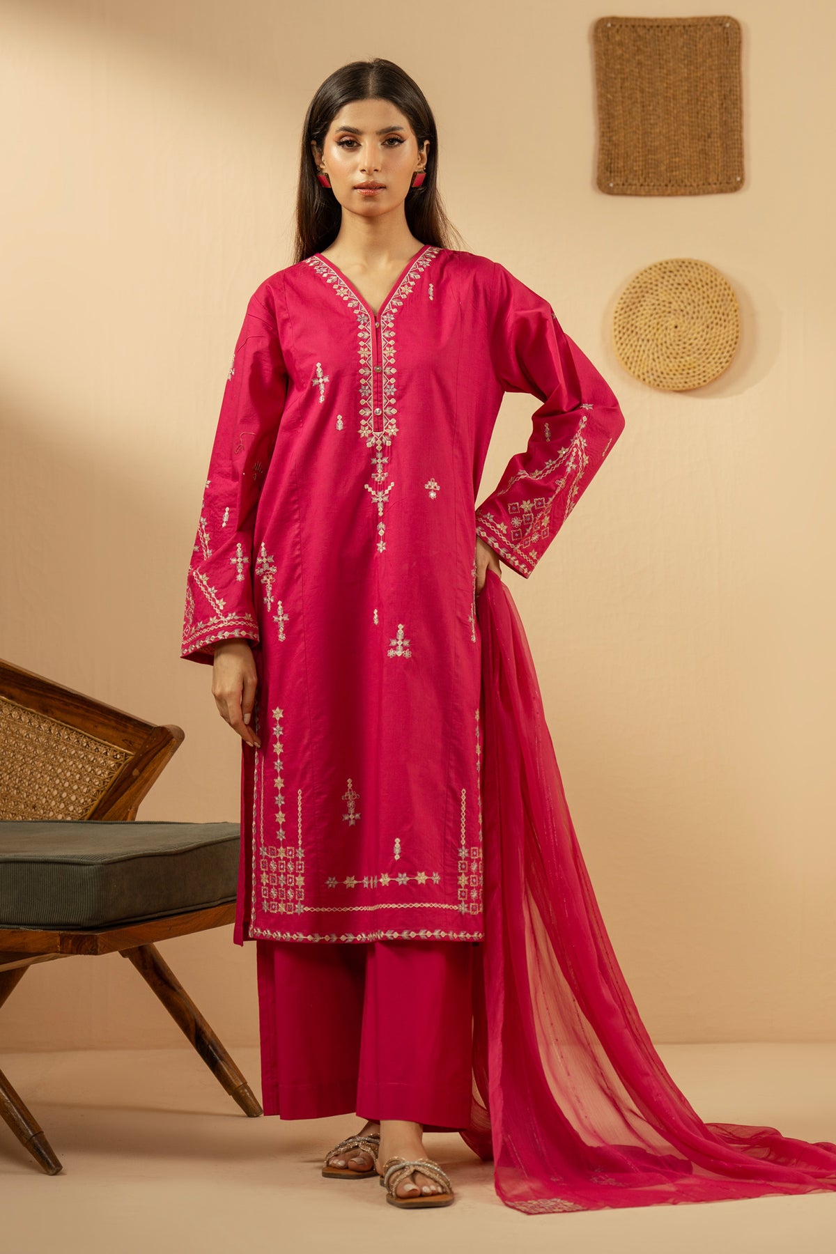 STITCHED 3 PIECE SUIT