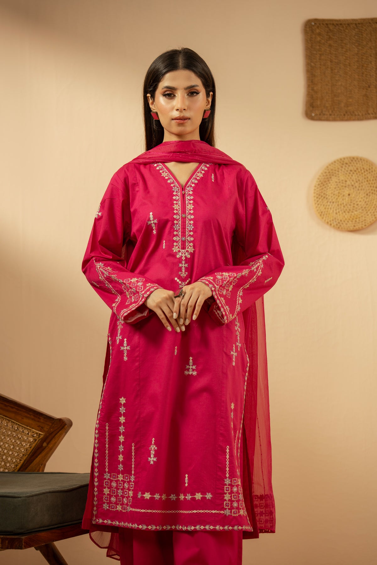 STITCHED 3 PIECE SUIT