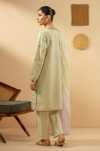 EMBROIDERED CAMBRIC ZARI STITCHED SHIRT BOTTOM