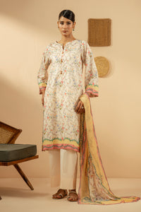 PRINTED LAWN STITCHED 3 PIECE SUIT