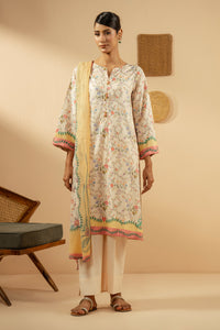 PRINTED LAWN STITCHED 3 PIECE SUIT