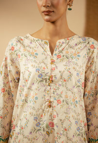 PRINTED LAWN STITCHED 3 PIECE SUIT