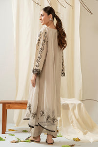 EMBROIDERED CAMBRIC STITCHED 3 PIECE SUIT