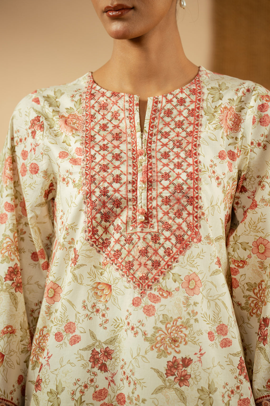 PRINTED LAWN STITCHED 3 PIECE SUIT