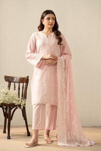 EMBROIDERED CHIKANKARI LAWN STITCHED 3 PIECE SUIT