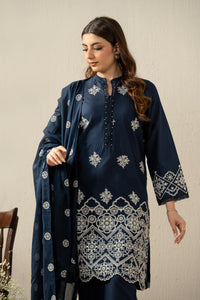 EMBROIDERED CHIKANKARI LAWN STITCHED 3 PIECE SUIT