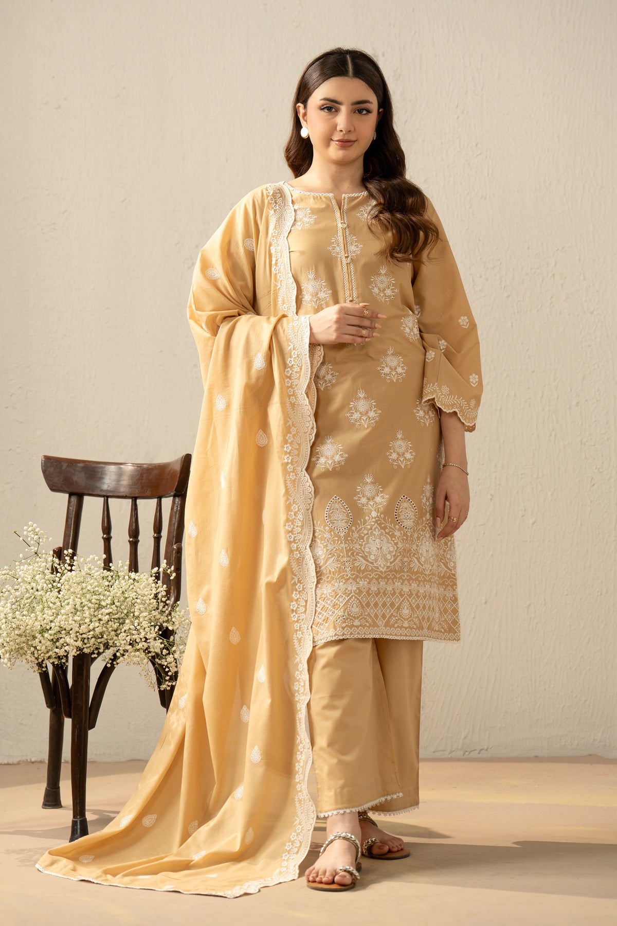 STITCHED 3 PIECE SUIT