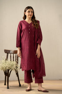 EMBROIDERED CHIKANKARI LAWN STITCHED 3 PIECE SUIT