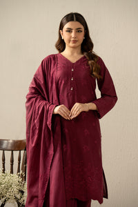 EMBROIDERED CHIKANKARI LAWN STITCHED 3 PIECE SUIT