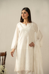 EMBROIDERED CHIKANKARI LAWN STITCHED 3 PIECE SUIT