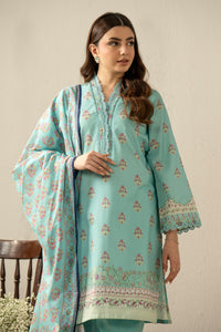 EMBROIDERED LAWN STITCHED 3 PIECE SUIT