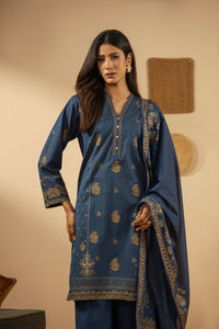 PRINTED MYSURI LAWN STITCHED 3 PIECE SUIT
