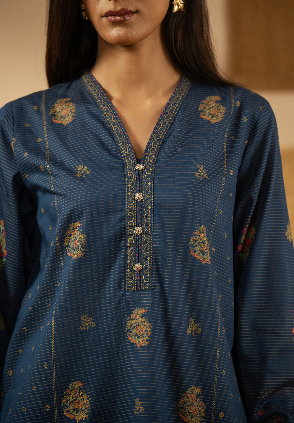 PRINTED MYSURI LAWN STITCHED 3 PIECE SUIT