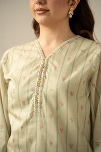 EMBROIDERED MYSURI LAWN STITCHED 3 PIECE SUIT