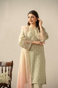 EMBROIDERED MYSURI LAWN STITCHED 3 PIECE SUIT
