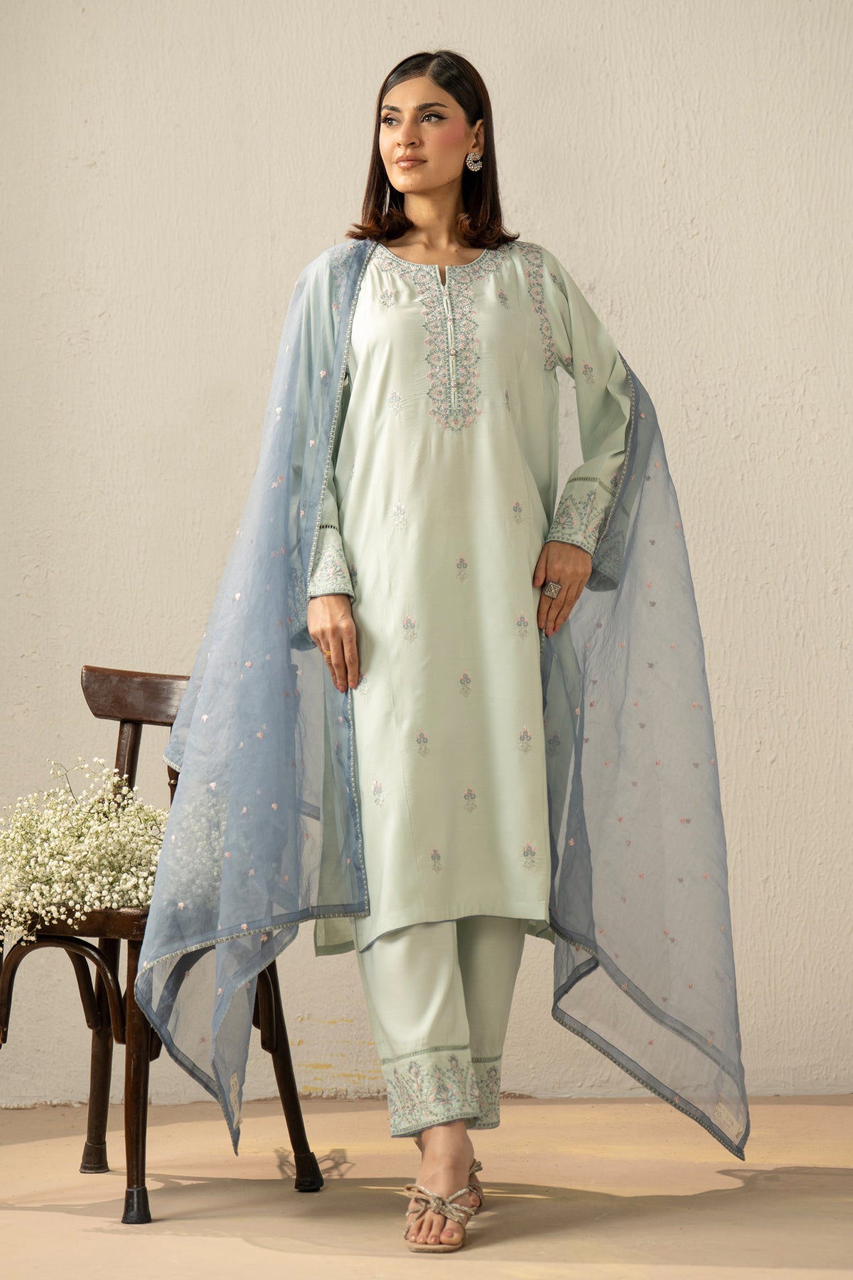 STITCHED 3 PIECE SUIT
