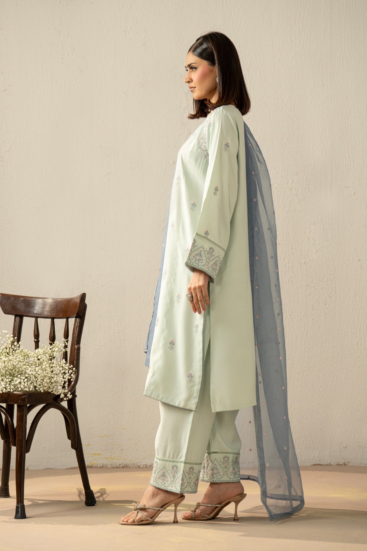STITCHED 3 PIECE SUIT
