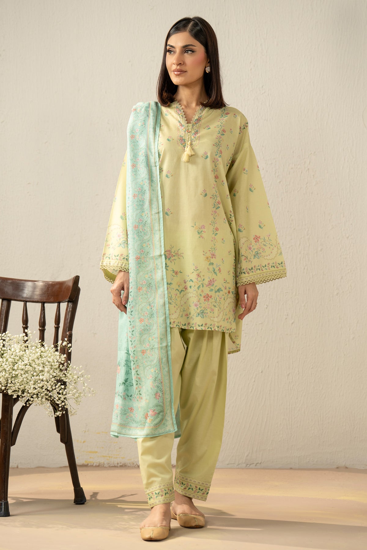 STITCHED 3 PIECE SUIT