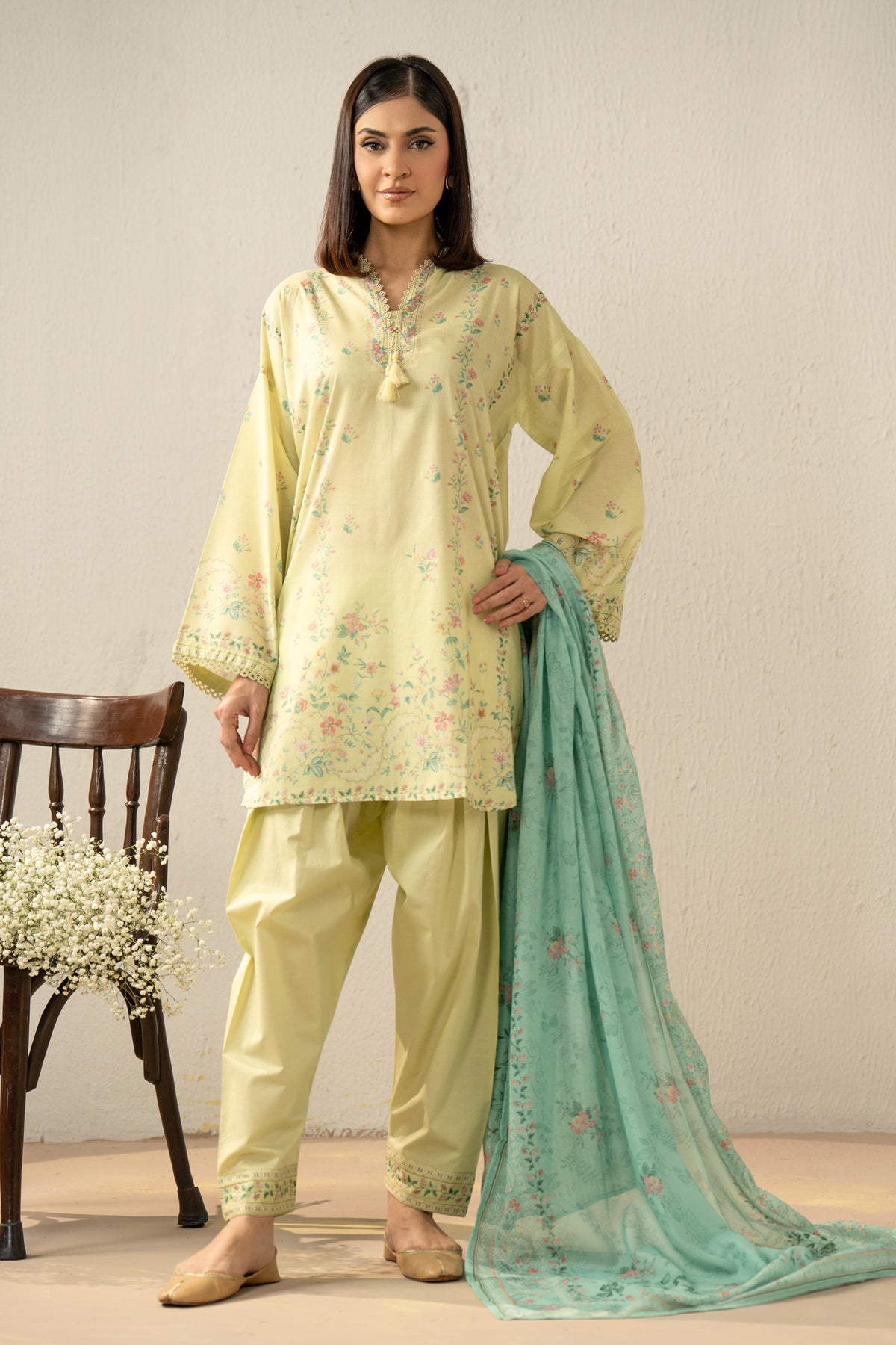 STITCHED 3 PIECE SUIT