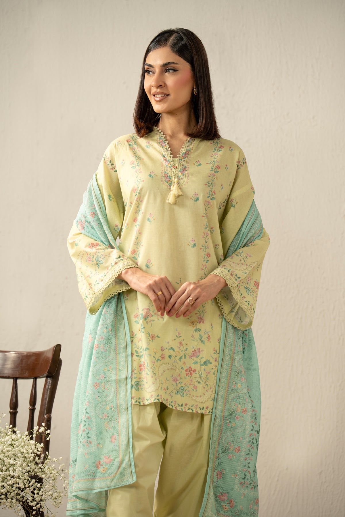 STITCHED 3 PIECE SUIT
