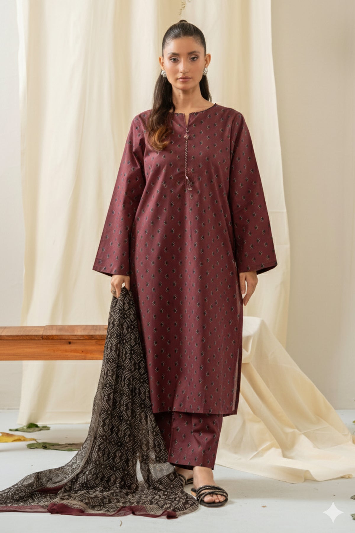 STITCHED 3 PIECE SUIT