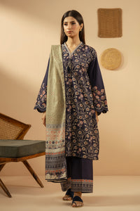 PRINTED POLY CAMBRIC STITCHED 3 PIECE SUIT
