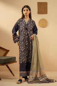 PRINTED POLY CAMBRIC STITCHED 3 PIECE SUIT